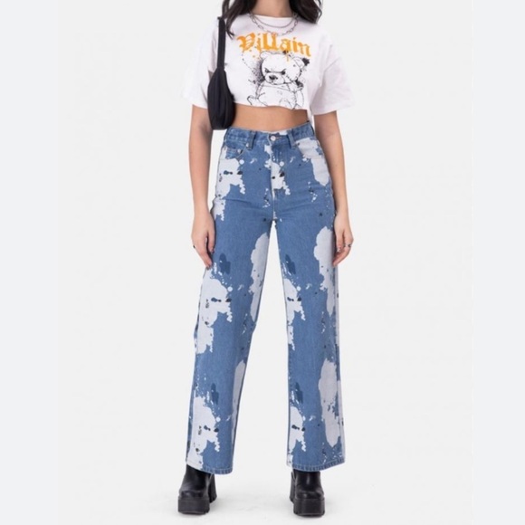 Adika Pollock Paint-Splatter Jeans - Picture 1 of 9